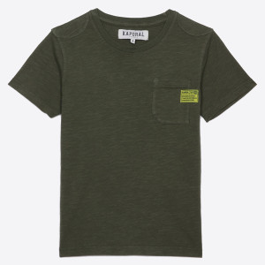 Kaporal 5 - T-Shirt en Coton Manches Courtes kaki 8 A