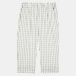 Cadet Rousselle - Pantalon Odilo en Coton vichy vert T.1M