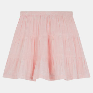 Cadet Rousselle - Jupe évasée Ulygo en Coton imprimé coquillages rose 4 A