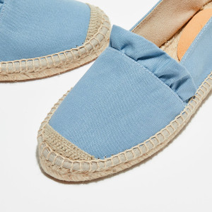 Quartier Latin - Espadrilles en Textile bleues 36