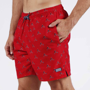 Admas - Short de bain Scooters rouge S