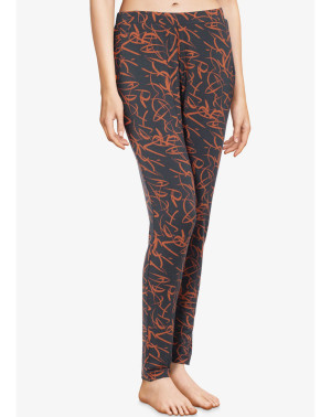 Femilet - Pantalon de pyjama Volcano imprimé noir/orange 42