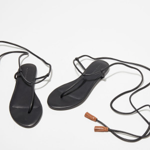 Mare di Latte - Sandales en Cuir Isaure noires 36