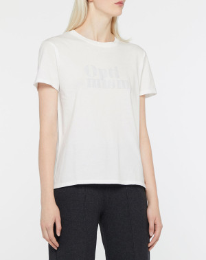 Yerse - T-Shirt 100% Coton Bio Ana écru XS