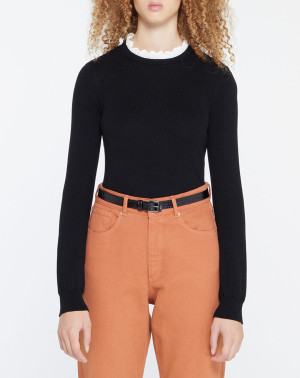 Yerse - Pull Sophie noir S