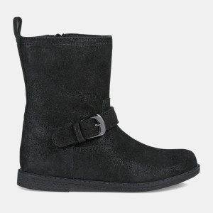 Geox - Bottes en Cuir Shawntel à boucle noires 31