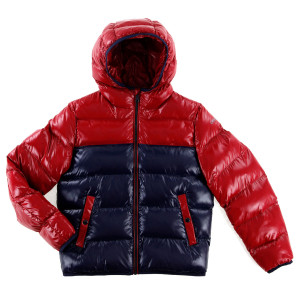 Geox - Doudoune Alben technologie respira bicolore rouge/bleu 14 A