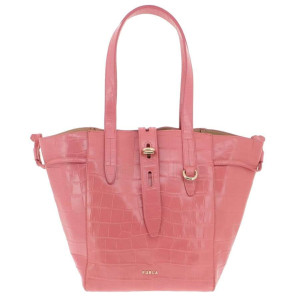 Furla - Sac porté épaule en Cuir Net Mini rose  22x28.5x16 cm OS
