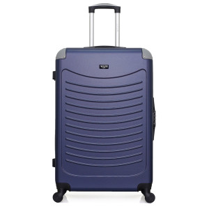 Wave Paris - Valise Cabine 4 roues simples Congo 55 cm bleu marine OS
