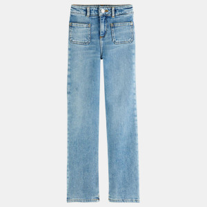 Scotch & Soda - Jean droit en Toile de coton bio bleu 8 A