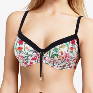 Chantelle - Haut de maillot de bain enveloppant Flowers imprimé multicolore 100 D