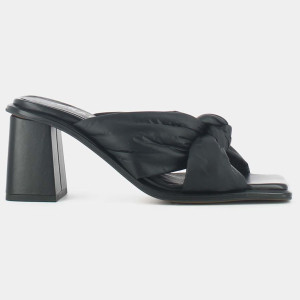 Jonak - Mules en Cuir Bab noires - Talon 7 cm 41