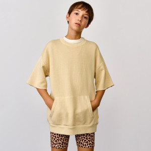 Bellerose - Sweat en Coton mélangé boyfriend Facile sable 6 A