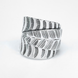 Amazonia - Bague Tezcacoatl en Argent Massif 48