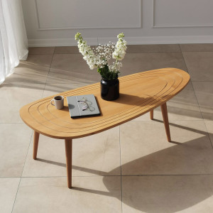Wooden Art - Table basse Sweet teck - 115x38x50 cm OS