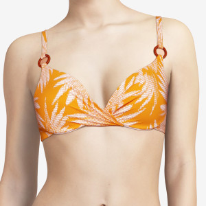 Chantelle - Haut de maillot coques Push-up Bamboo orange 95 B