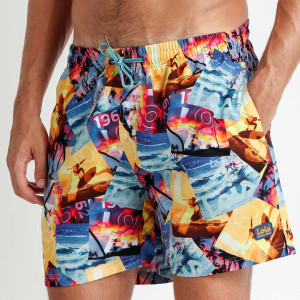 Lois - Short de bain Jacques imprimé multicolore XL