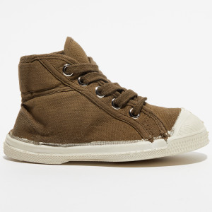 Bensimon - Tennis montantes Mid lacets mordoré 26