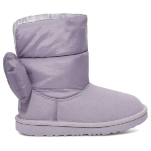 Ugg - Boots en Velours de Cuir & Nylon Bailey Bomaxi grises TF.35/TUS.3