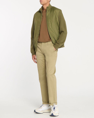 Galeries Lafayette - Blouson bi-matière Mamix kaki foncé XL