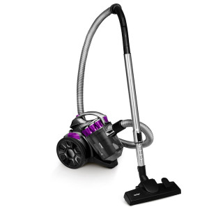 Vortex - Aspirateur traineau sans sac avec brosse pour animaux noir OS