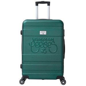 Le Temps des Cerises - Valise Cabine 4 roues doubles Lyra 55 cm vert kaki OS