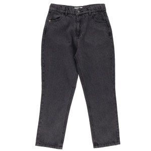 Galeries Lafayette & Kids - Jean mom Anna en Toile de coton bio gris foncé 12 A
