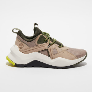 Timberland - Baskets en Cuir & Textile Madbury taupe TF.41/T.7,5