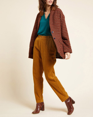Harris Wilson - Pantalon en Velours côtelé Miro caramel 34