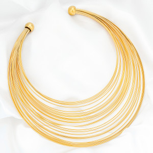La Chiquita - Collier Jadori doré OS