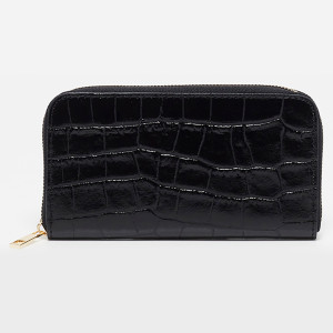 1987 by Abaco - Compagnon en Cuir Waly noir - 19.5x11x2 cm OS
