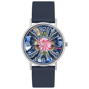 Christian Lacroix - Montre Femme en Polyuréthane bleue OS