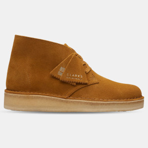 Clarks - Desert boots en Velours de Cuir Coal camel 36