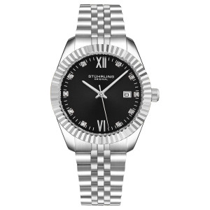 Stuhrling - Montre Femme en Acier Quartz Symphony argentée OS