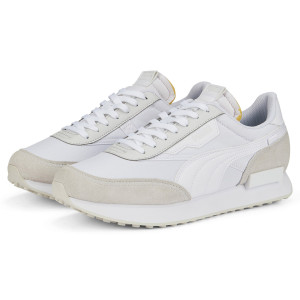Puma - Baskets en Cuir & Velours de Cuir Future Rider Play blanches 41