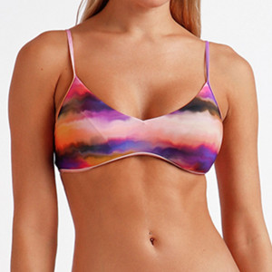 Admas - Haut de maillot de bain violet 46
