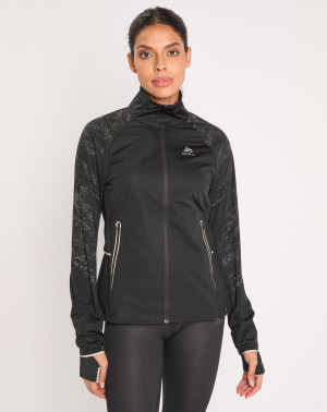 Odlo - Veste de running réfléchissante Zeroweight Pro Warm noire XL