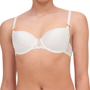 Chantelle - Soutien-gorge Coque Corbeille Memory Fleurs ivoire/doré 95 F
