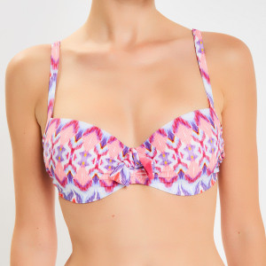 Chantelle - Haut de maillot de bain Coque Corbeille Crépuscule rose sunrise 100 D