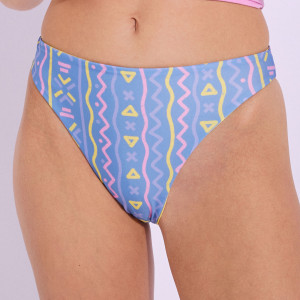 Albertine - Bas de maillot de bain Talulah imprimé bleu/multicolore 3