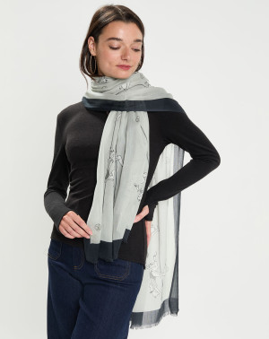 Petrusse - Etole en coton Malrome multicolore - 70x200 cm OS