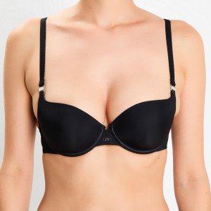 Lou - Soutien-gorge coques avec armatures Insoupçonnable noir 85 C