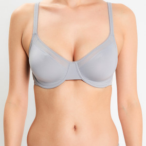 Gemma - Soutien-gorge moulé avec armatures Pefect Shadow argenté 90 B