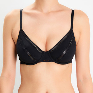 Lou - Soutien-gorge coques avec armatures Caresse noir 85 E