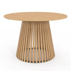Idomya Factory - Table à manger ronde Camélia - 110x110x75 cm OS