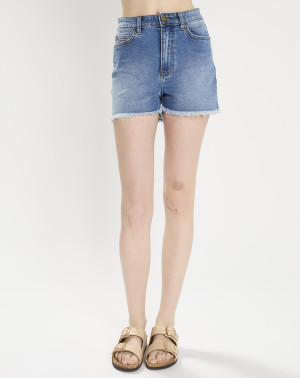 Billabong - Short en jean So Cheeky bleu 29
