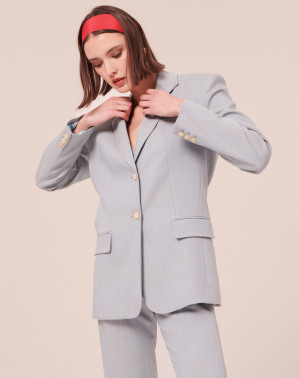 Tara Jarmon - Veste blazer bleue 38