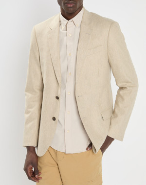 Scotch & Soda - Veste en Laine mélangée beige clair L