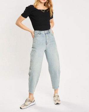 Scotch & Soda - Jean 100% Coton Bio Ballon bleu clair 25/L32