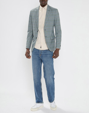 Scotch & Soda - Pantalon Slim Fit Ralson Garment Dyed bleu T.28/L32